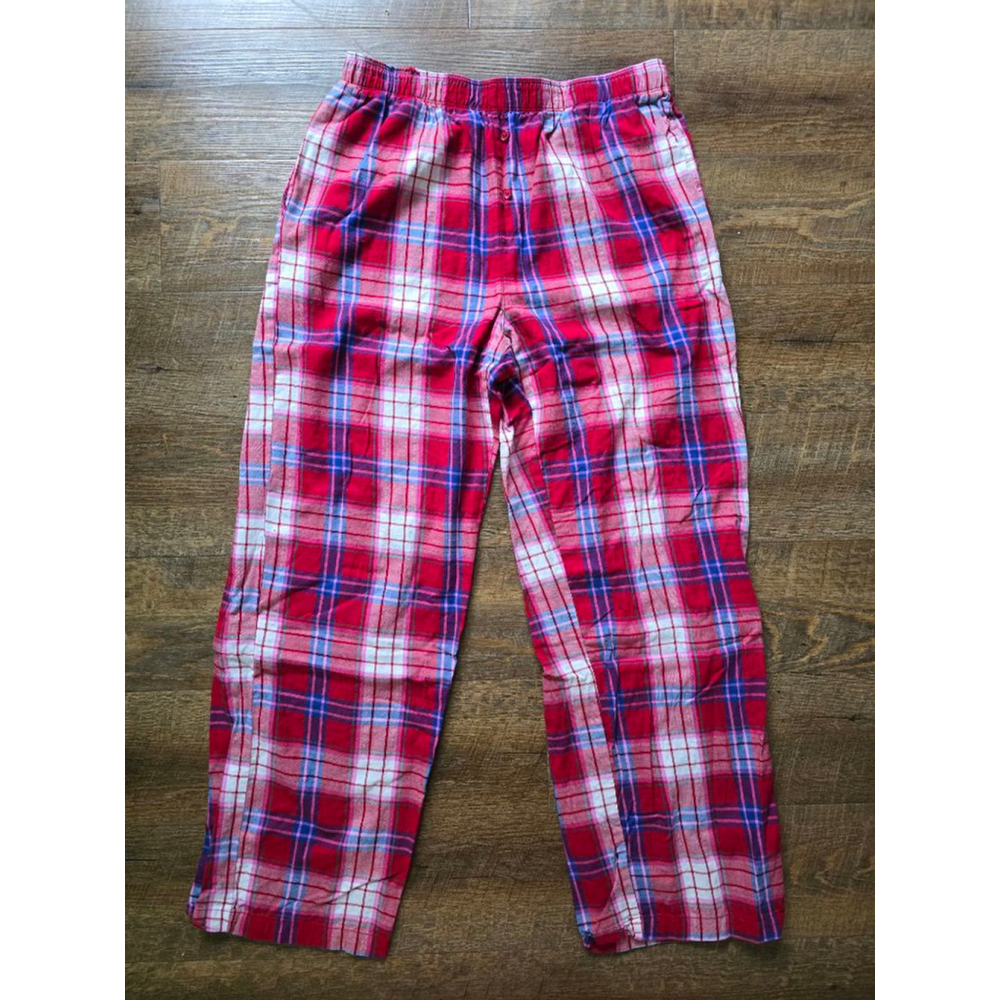 Free With Bundle Of 3! - NOBO Plaid Pajama Pants Large Red Blue